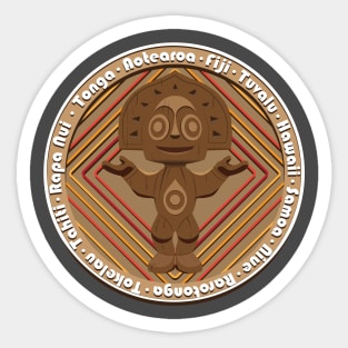 Polynesian Tiki Maui Sticker